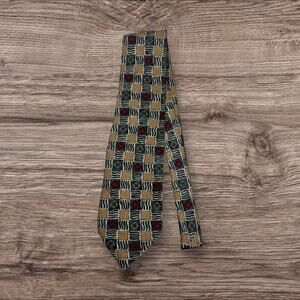Vintage Silk Patterned Tie